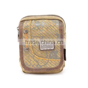 Leisure Men's Canvas Messenger Bag Design Retro Sling Bags Classic Cross Body Bag thumbnail-1