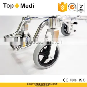TOPMEDI Product Lightweight Health Care Portable Travel Wheelchair for Airplane Transport Wheelchair thumbnail-6