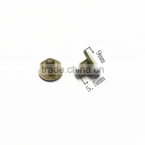 9mm Flat Belt Buckle Screws Chicago Screw thumbnail-2