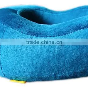 Foldable U Shape Memory Foam Traveling Chinese Neck Pillow thumbnail-2