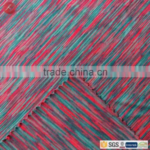 Slub Space Dye Poly Spandex Circular Fabric Heather Knitting Fabric thumbnail-6