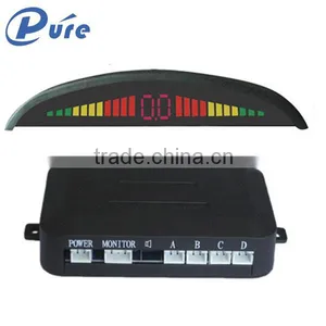 4 Sensors Electromagnetic Parking System LED Display Radar Detection System Sensor thumbnail-1