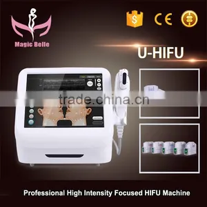 High Focused Ultrasonic 5 Heads HIFU Slimming Machine/Portable Back Tightening HIFU Machine For Salon Use Chest Shaping thumbnail-1