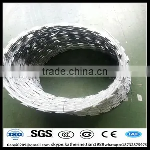 450mm Coil Diameter Concertina Razor Barbed Wire thumbnail-3
