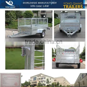 8x5 Galvanised Caged Trailer thumbnail-6