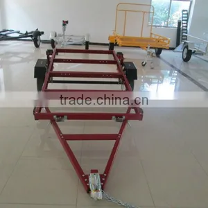 4x8 ft Utility Trailer /red Folding Trailer thumbnail-1