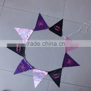 Multicolor Pennant Banner Flags Birthdays Flags Festivals Christmas Decoration Flag thumbnail-1