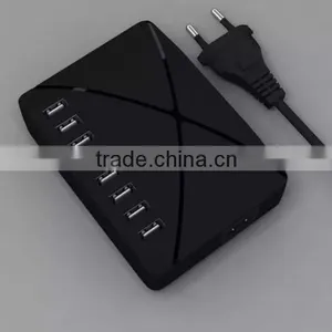Electric 8 USB Plugs Travel Charger With Surge Protector thumbnail-4