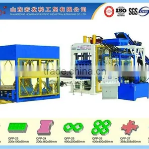Germany Technology Automatic Block Machine,brick Cutting Machine,color Paver Block Machine,QT12-15 Brick Making Machine thumbnail-1