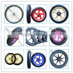 16 x 2.125 Steel and Aluminum Spoke Rim Bicycle Tyre thumbnail-5
