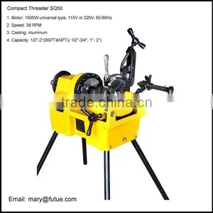 Powerful Power Drive Pipe Threader for Threading 1/2" - 2" Pipe thumbnail-1