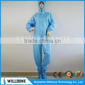 High Quality Cleanroom Uniform Esd Smock With Cap thumbnail-1