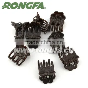 Plastic Mini Sunflower Brown Orchid Clip thumbnail-1