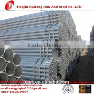 Q235 Round Galvanized and Black Carbon Steel Pipe /tube thumbnail-1