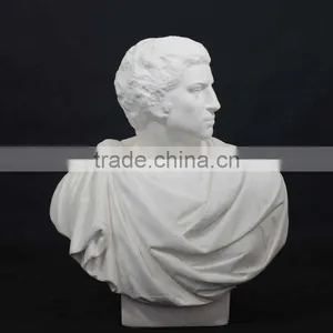 Fashion Antique Gypsum Roman Statue Bust for Display thumbnail-1