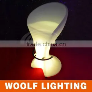 Colourful Rechargeable RGB LED Lighting Up Coffee Chair thumbnail-1