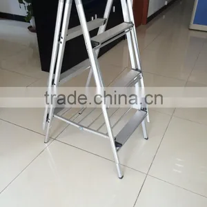 Vivinature Aluminum Multipurpose Clothe Rack With 3 Steps Ladder thumbnail-4