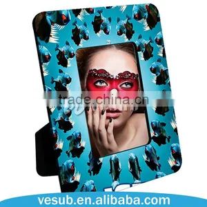 Customized Sublimation Heat Press Printing Hardboard Frame With Black Rim thumbnail-1