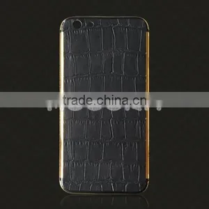 2016 For IPhone 6S/6s Plus Genuine Leather Gold Housing,Leather Gold Housing for IPhone,leather Housing thumbnail-5