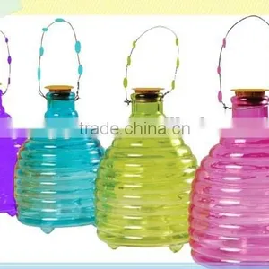 Hanging Glass Fly Catcher With Cork thumbnail-1
