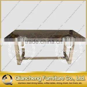 2017 Stainless Steel Dining Table Designs Foshan Shunde Furniture thumbnail-1