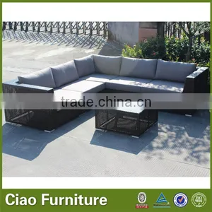 Modern Rattan Sofa Cum Bed Sectional Sofa Outdoor Furniture Rattan thumbnail-1