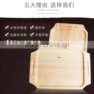 Custom Cute Shape Bamboo Wood Cheese Cutting Board With Handle thumbnail-1