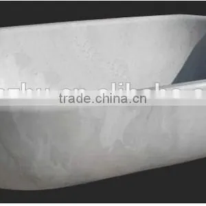 White Marble Bathtub For Bathroom Decoration thumbnail-1