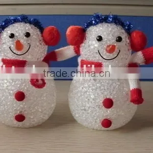 Promotional EVA Material Christmas Decoration Light Flashing Snowman thumbnail-1