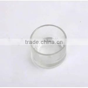 Clear Glass Candle Holder thumbnail-1