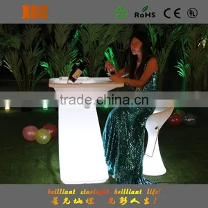 Plastic LED Lighitng Function Portable Table With Plastic Table thumbnail-2