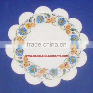 Fashionable Marble Inlay Dinner Plate thumbnail-1
