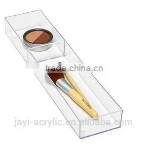 Crystal Small Stacking Acrylic Organizer Storage Tray Great for Cosmetics Jewelry Makeup thumbnail-6