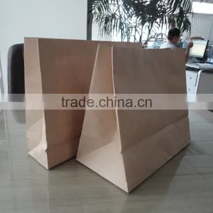 Chinese New Warp and Weft Recycled and Biodegradable Brown Kraft Paper Bags thumbnail-1