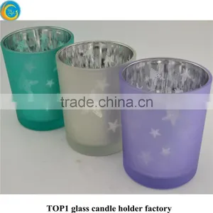 Laser Cut Glass Candle Holder Container thumbnail-4