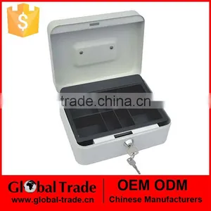 451510 Security Box Metal Safe Cash Storage Money Coins Lock Box thumbnail-1