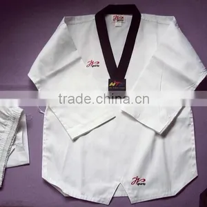 Wholesale Good Price 100% Cottom Taekwondo Uniform for Kids OEM thumbnail-3