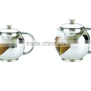 Glass Tea Pot With Filter Pitcher thumbnail-1