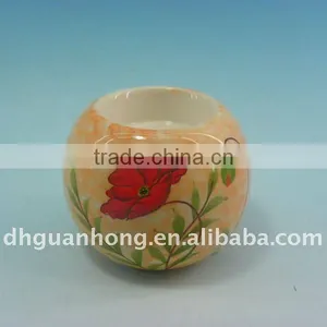 Round Ceramic Candle Holder thumbnail-1