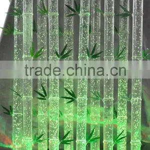 Home Glowing Water Bubble Acrylic Bamboo Tube Decorative Bamboo Wall Panel thumbnail-4