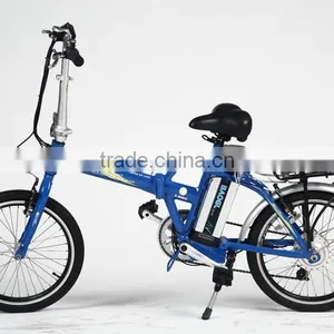 20 Inch Aluminum Frame Fast Lithium Battery Powered Electric Folding Bike thumbnail-1
