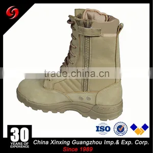 Factory Cheap Leather Tactical Desert Boots With Zipper/lightweight Army Boots thumbnail-1