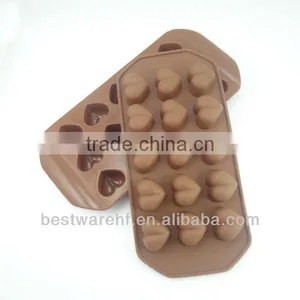 Candy Silicone Tray 15 Cavity Love Ice Mould Silicone Chocolate Molds thumbnail-6
