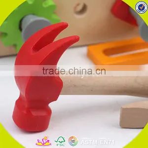 2017 Hot Sale Diy Kids Repair Tool Wooden Toolbox W03D063 thumbnail-3