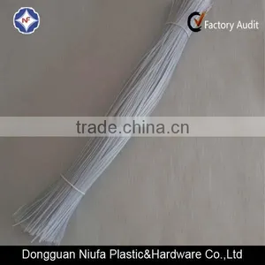 Transparent Plastic Coated Metal Wire Twist Tie thumbnail-3