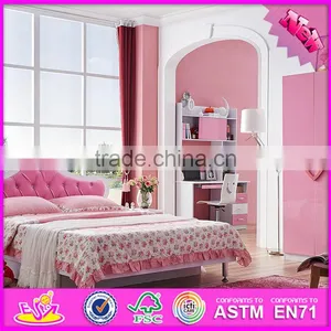 2016 High Quality Comfortable Children Wooden Modern Bedroom Sets W08H033 thumbnail-4