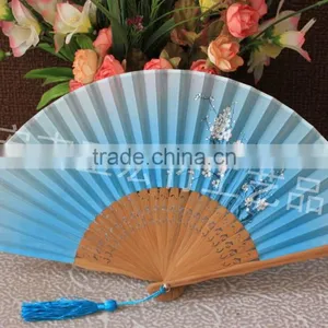 Japanese Bamboo Cloth Fan Wholesale thumbnail-2