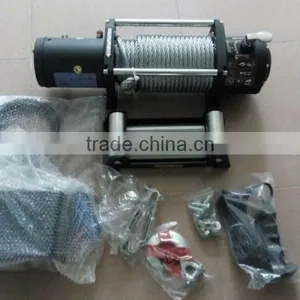 off Road Car Parts Mini Electric Wire Winch Motor Mini Car Electric Winch 12v thumbnail-2