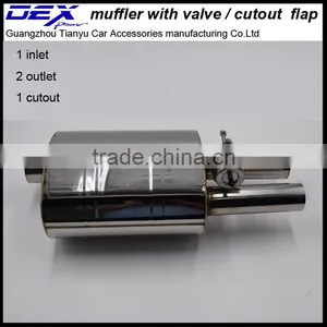 Performance Muffler With Exhaust Cutout Kit in Exhaust System thumbnail-3