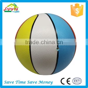 Hot Sale Customized Inflatable Colorful Basket Ball Toy thumbnail-5